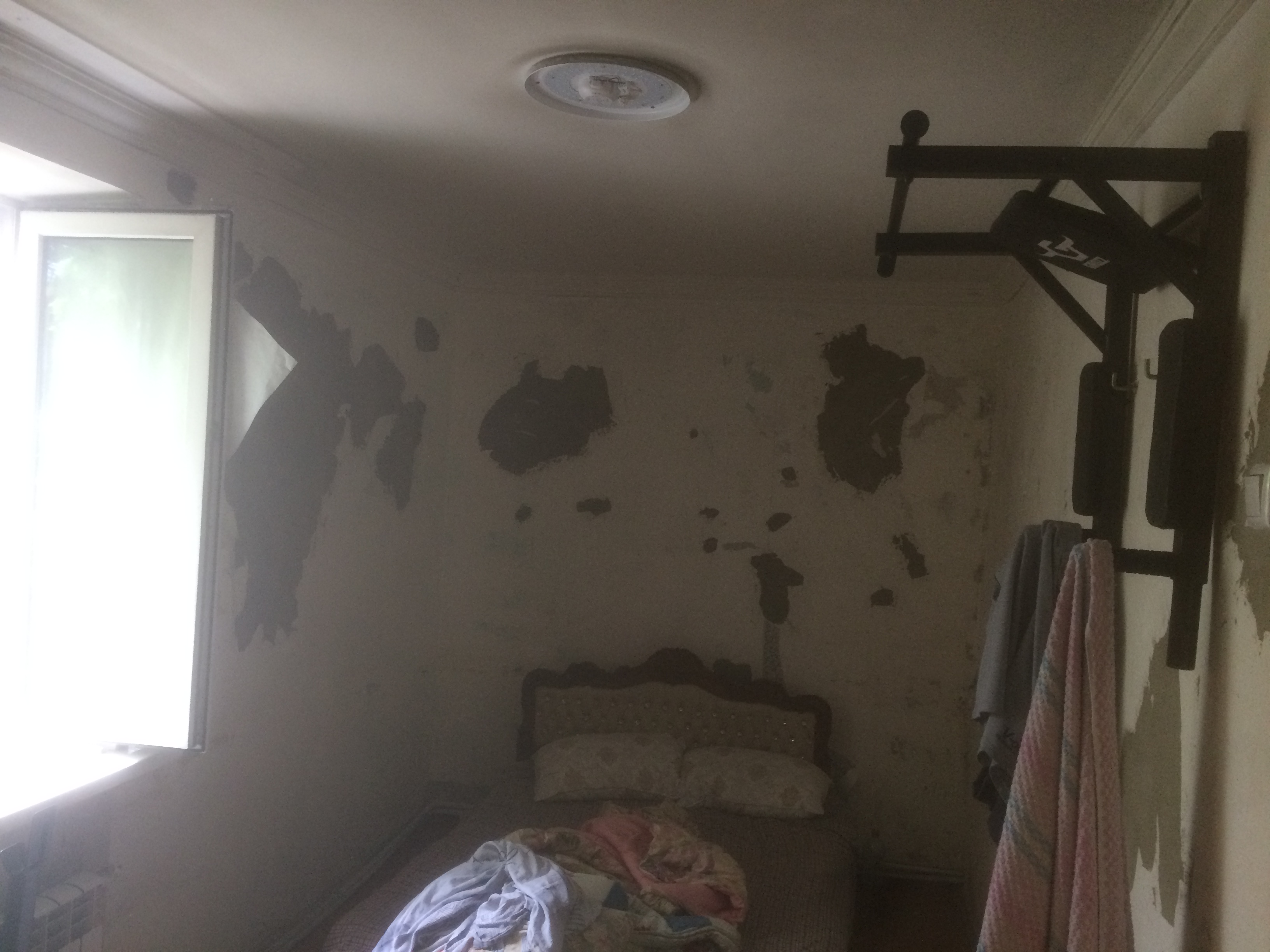 спальня после пожара ремонт квартир в Севастополе